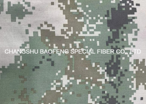 Aramid camouflage fabric